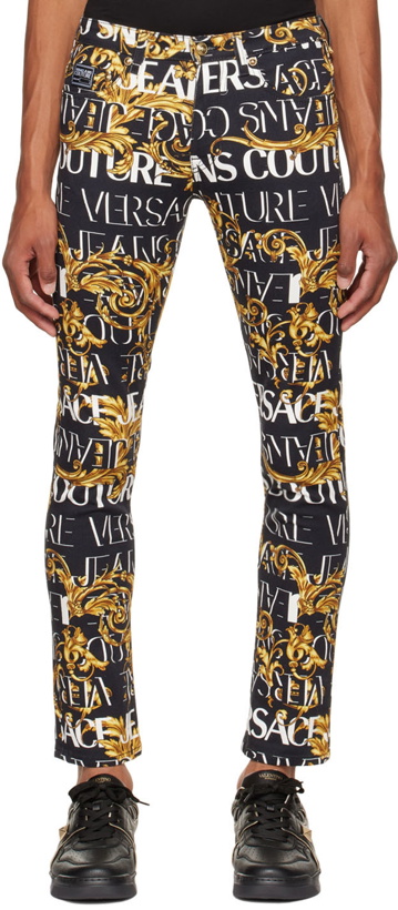 Photo: Versace Jeans Couture Black Garland Jeans