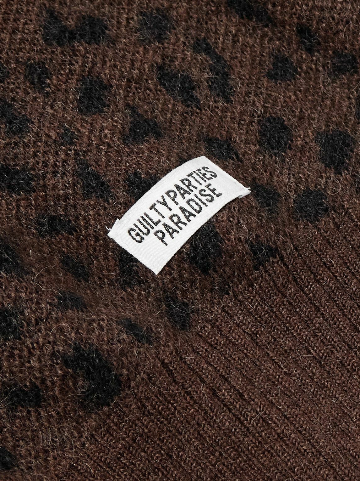 Wacko Maria - Leopard-Print Woven Cardigan - Animal print