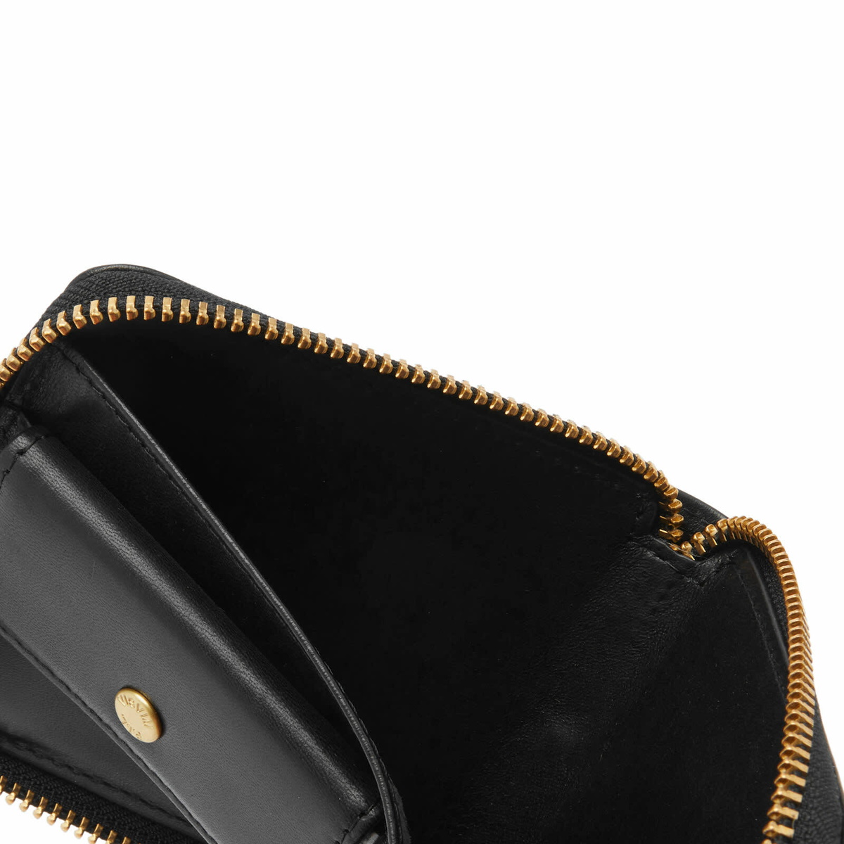 Visvim Men's Leather Essentials Bi-Fold in Black Visvim