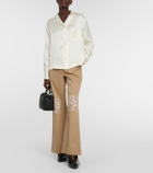 Loewe Anagram silk shirt
