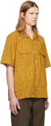 Pilgrim Surf + Supply Yellow Sam Paisley Short Sleeve Shirt