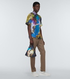 Loewe - x Howl's Moving Castle printed silk-blend shirt