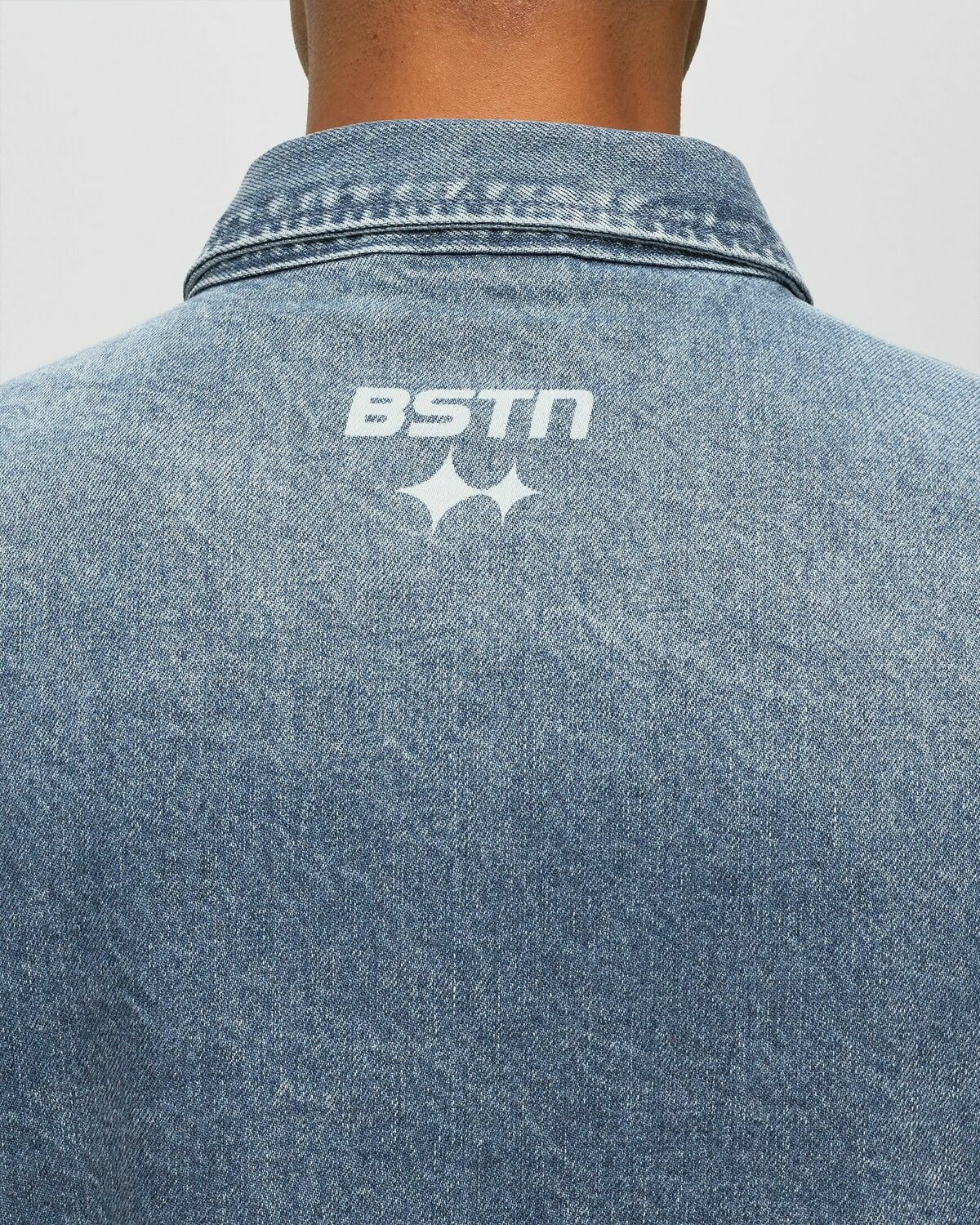 Bstn Brand Denim Shirt Blue - Mens - Longsleeves/Shirts & Blouses
