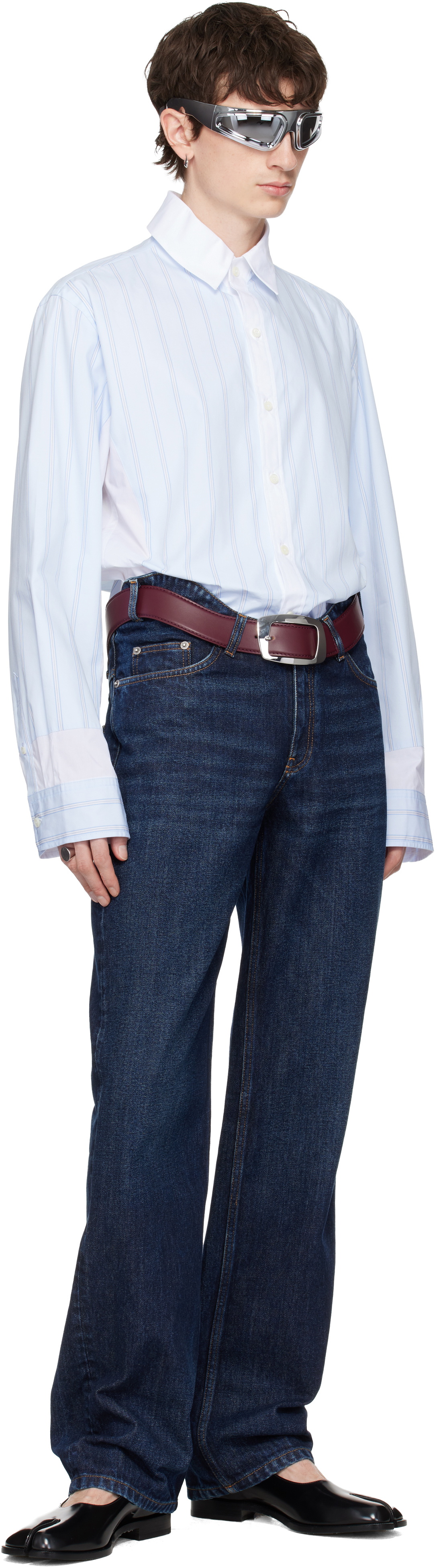 Jean Paul Gaultier Blue & White 'The Petit Grand Junior' Shirt