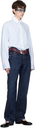 Jean Paul Gaultier Blue & White 'The Petit Grand Junior' Shirt