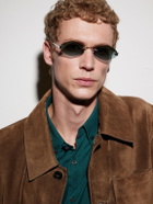 Cartier Eyewear - Panthère Classic Round-Frame Silver-Tone Sunglasses - Silver