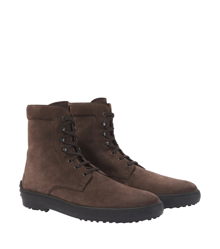Photo: Tod's Suede lace-up boots