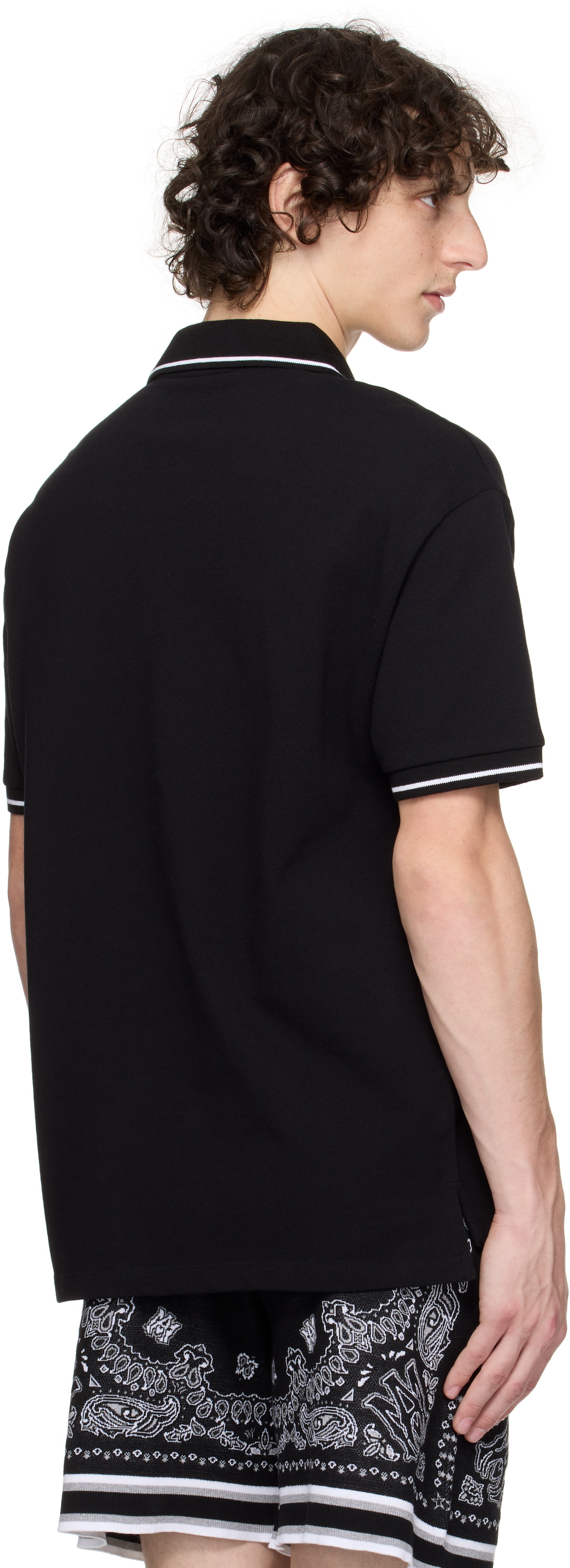 AMIRI Black 'AMIRI' Polo