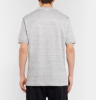 Brioni - Mélange Linen-Jersey T-Shirt - Gray