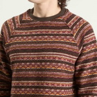 Kestin Men's Junction Knitted Fairisle Sweatshirt in Umber