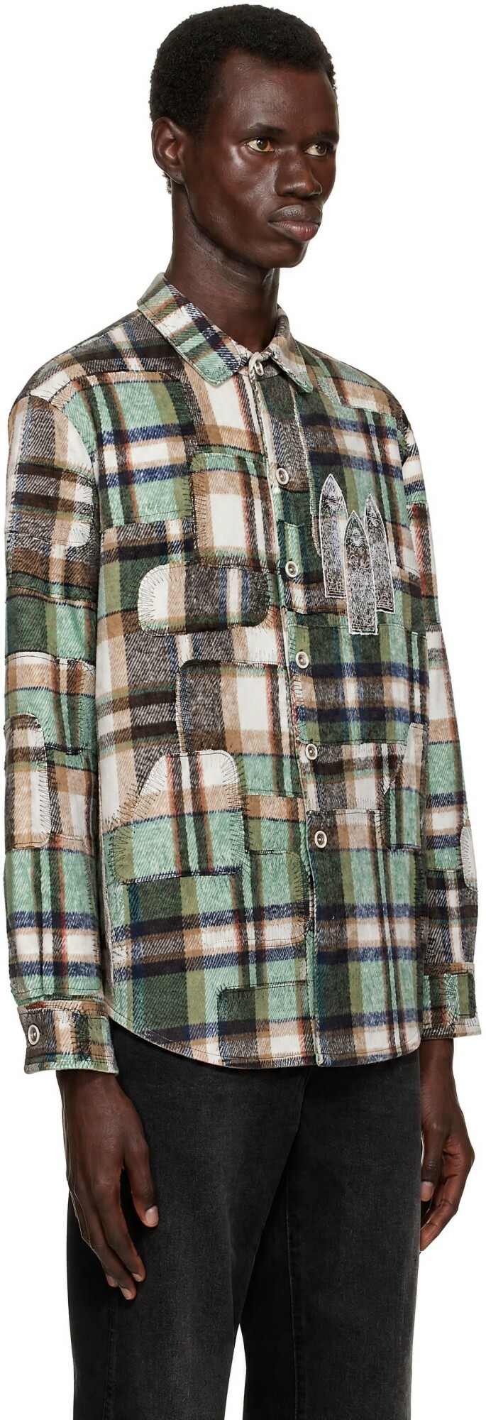 Who Decides War Multicolor Syndicated Flannel Shirt