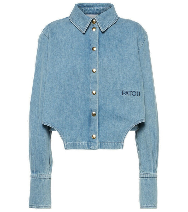 Photo: Patou Cutout denim jacket