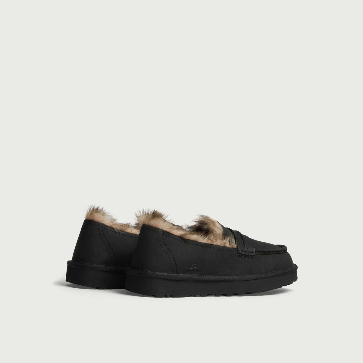 UGG Women's Ellis Nubuck Loafer in Black