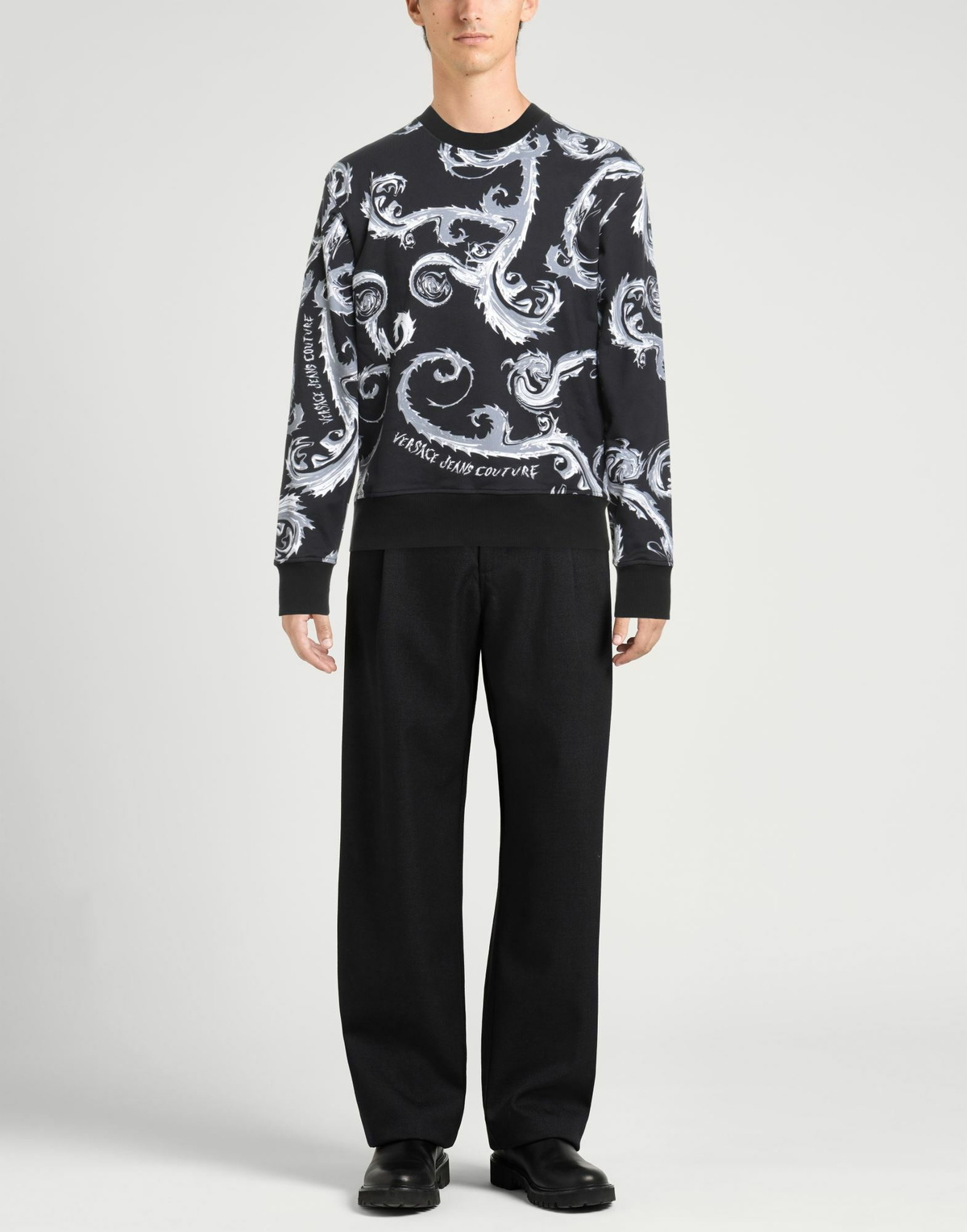 Versace Jeans Couture Mens Sweatshirt in Black