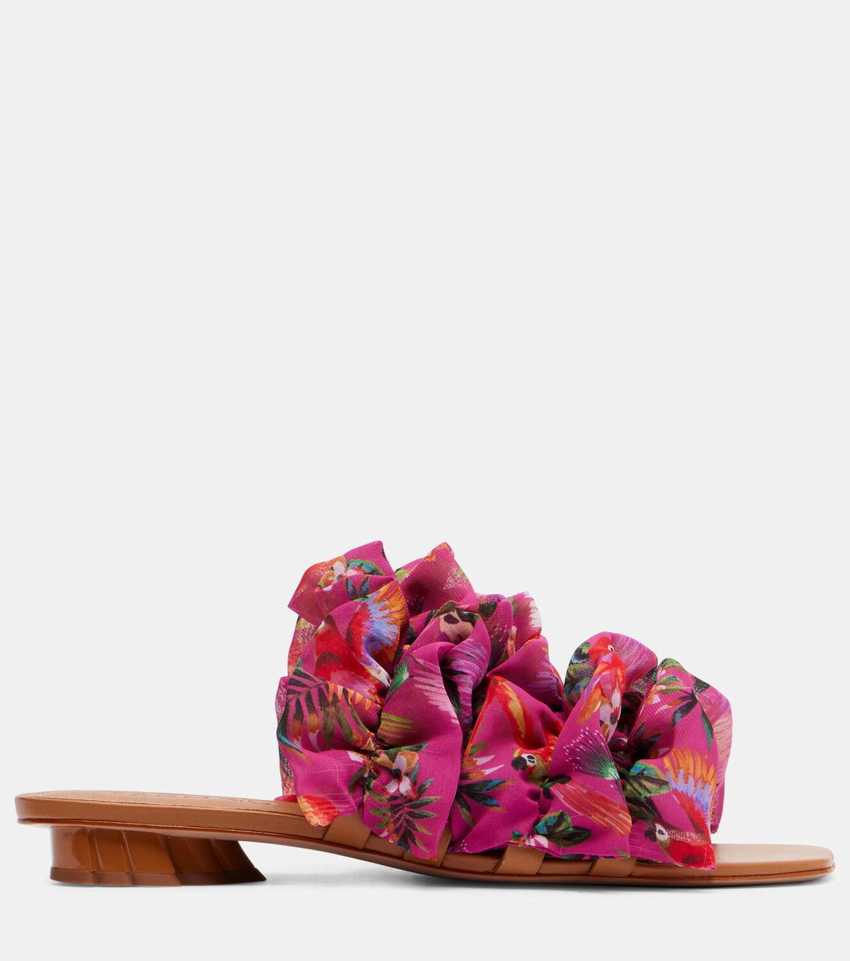 Farm Rio Printed ruffled sandals Farm Rio