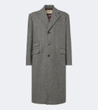 Valentino Herringbone virgin wool coat