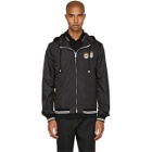 Dolce and Gabbana Black Hooded Zip Jacket