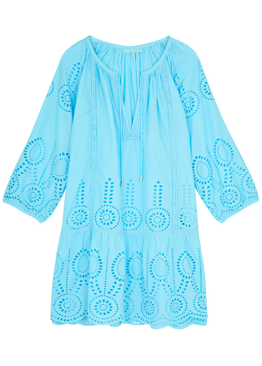 Melissa Odabash Ashley Broderie-anglaise Cotton Kaftan