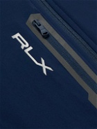 RLX Ralph Lauren - Logo-Print Cotton-Blend Shell Golf Gilet - Blue