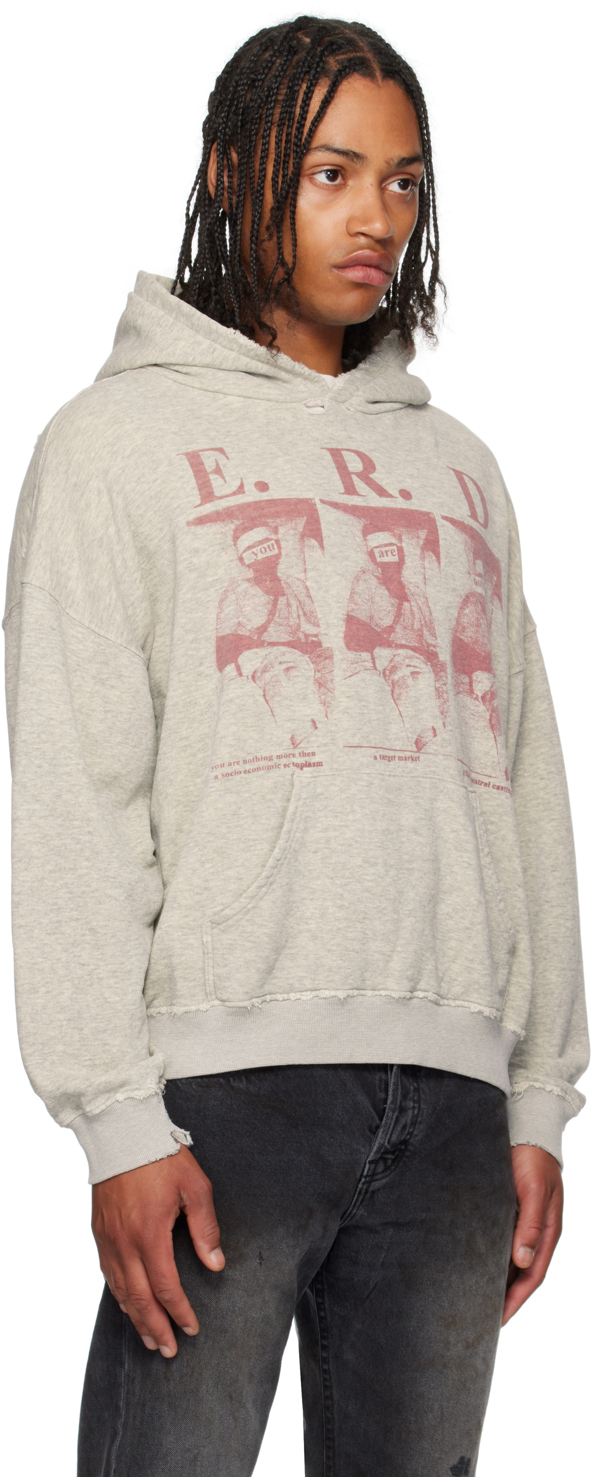 Enfants Riches Déprimés Gray 'You Are Nothing' Hoodie Enfants