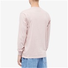 Colorful Standard Men's Long Sleeve Oversized Organic T-Shirt in Faded Pink