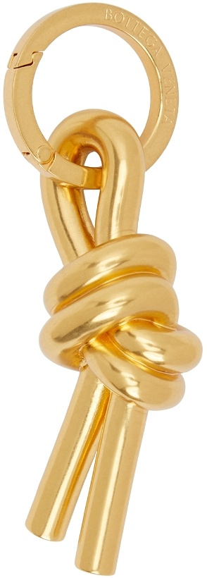 Photo: Bottega Veneta Gold Knot Keychain