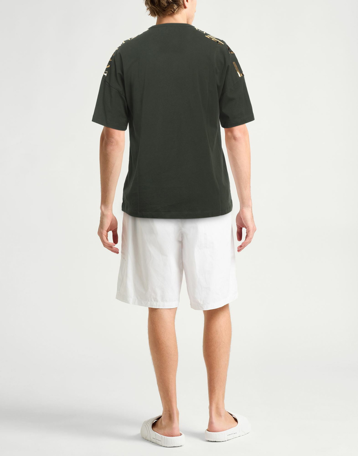Ea7 Mens T-shirt Military in Green