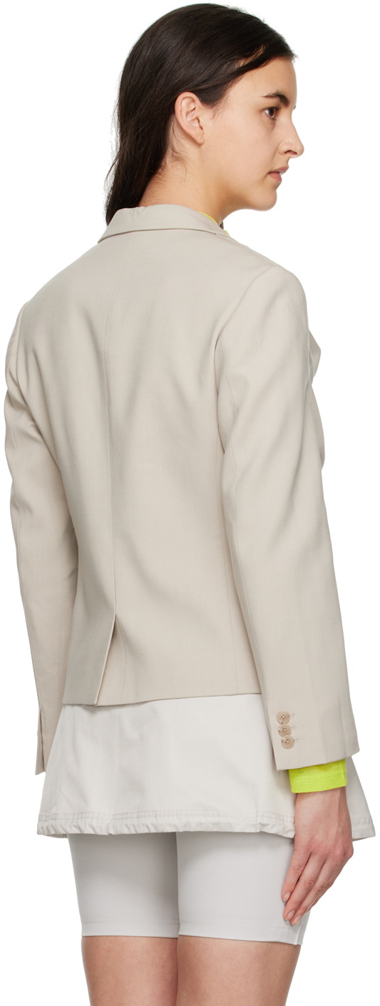 TheOpen Product Black Draped Blazer