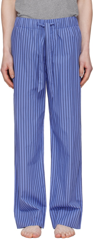 Photo: Tekla Navy Poplin Pyjama Pants
