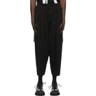 Julius Black Jersey Oval Trousers