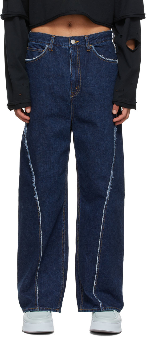 JieDa Indigo Cotton Jeans JieDa