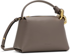 JW Anderson Taupe Small JWA Corner Leather Crossbody Bag