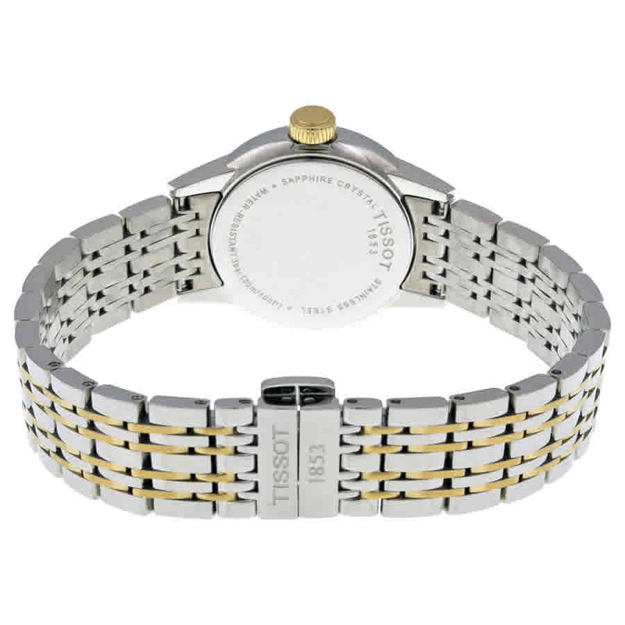 Tissot Carson White Dial Two-tone Ladies Watch T0852102201300