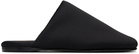 Carven Black Garnier Padded Slippers
