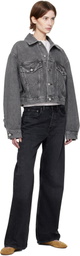 AGOLDE Gray Palmer Denim Jacket