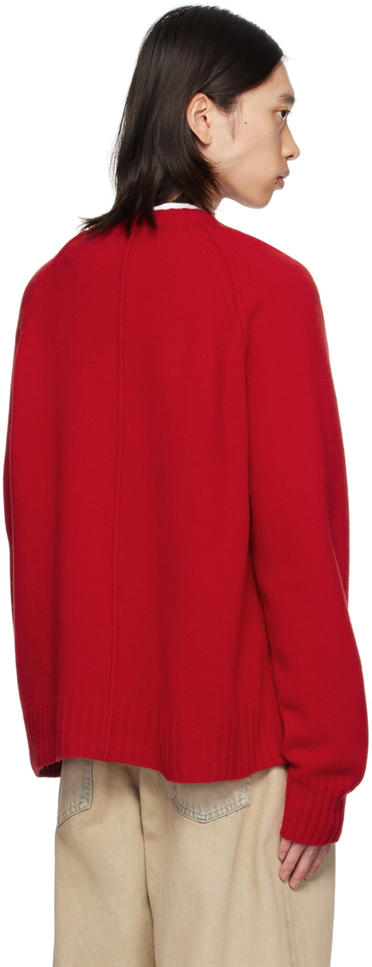 Róhe Red Raglan Sleeves Sweater