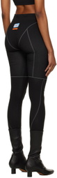 Heron Preston Black Seamless Leggings