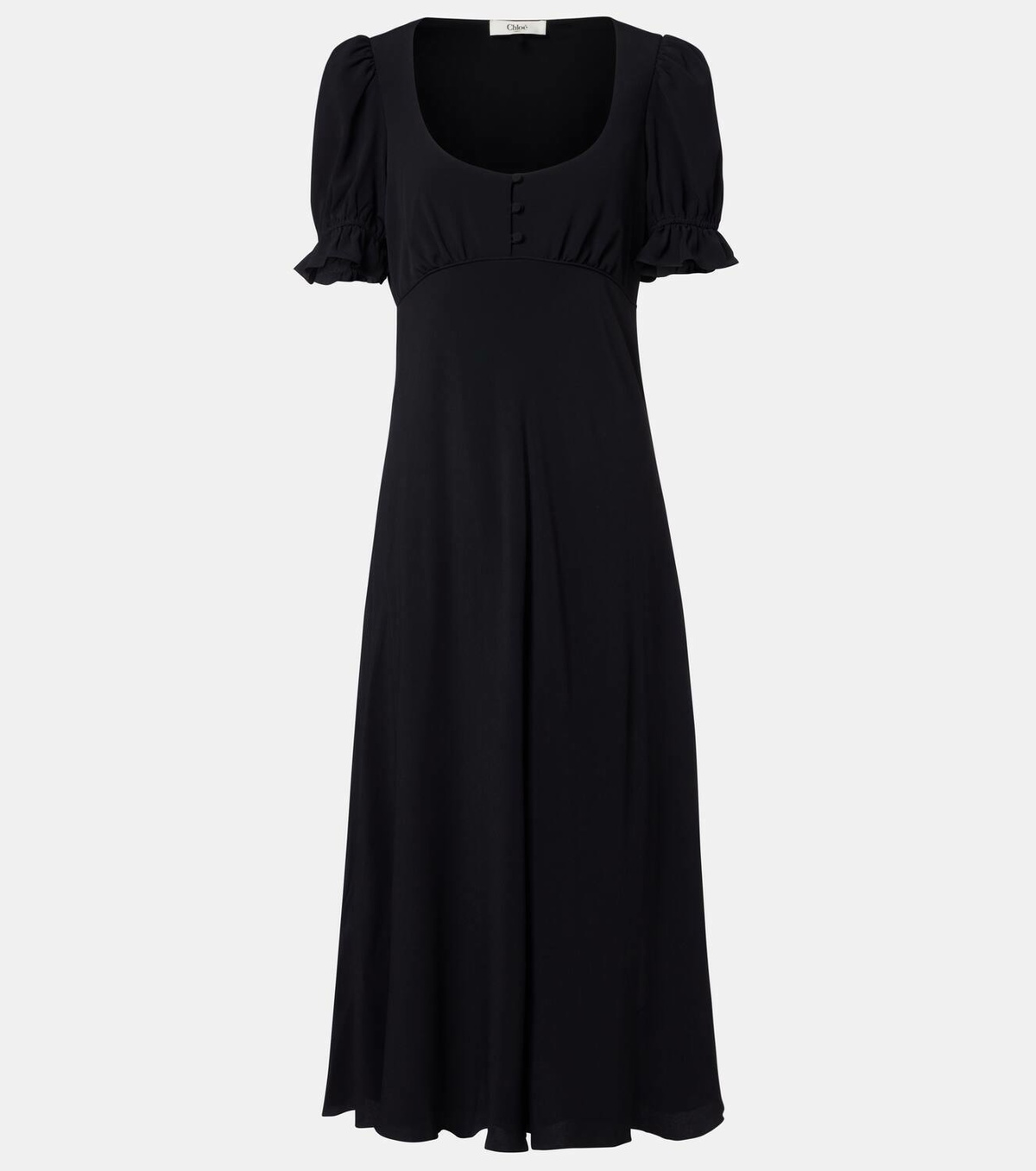 Chloé Gathered midi dress