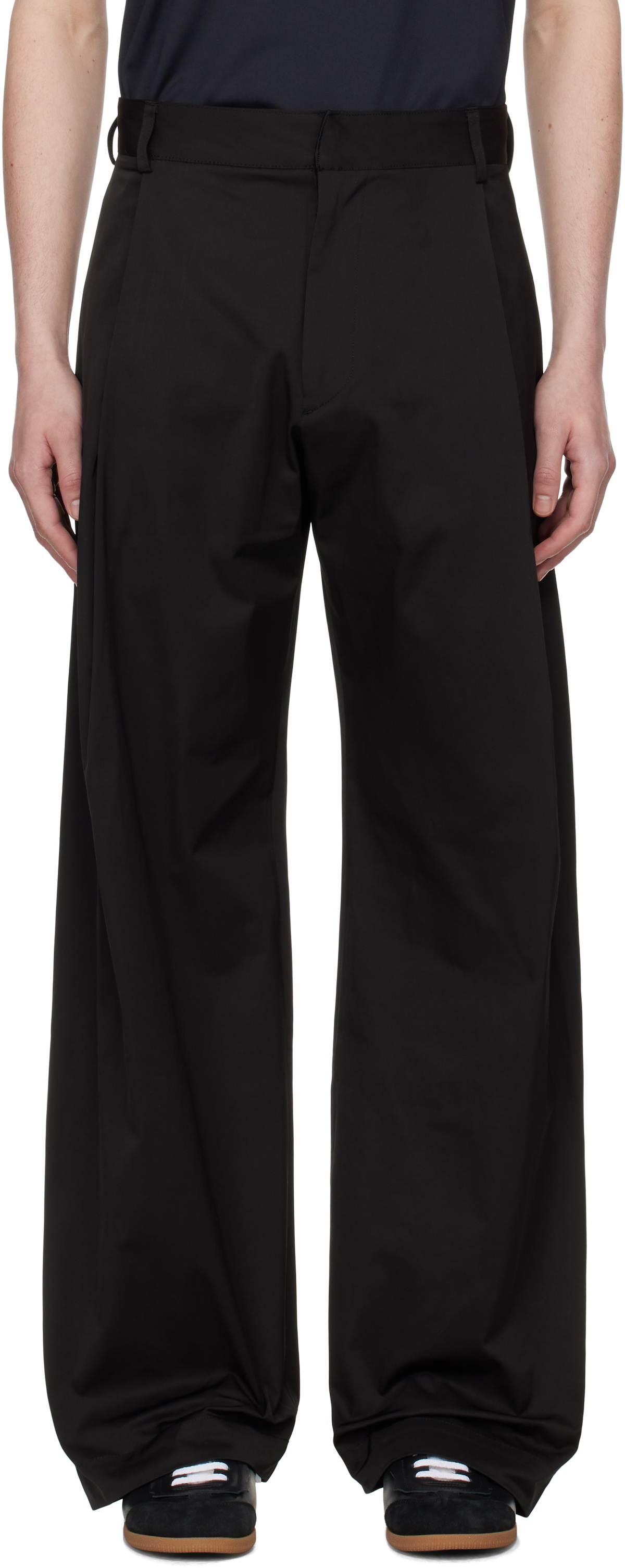Seventh Black Bermuda Trousers