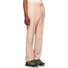 Lanvin Pink Mohair Pleated Trousers