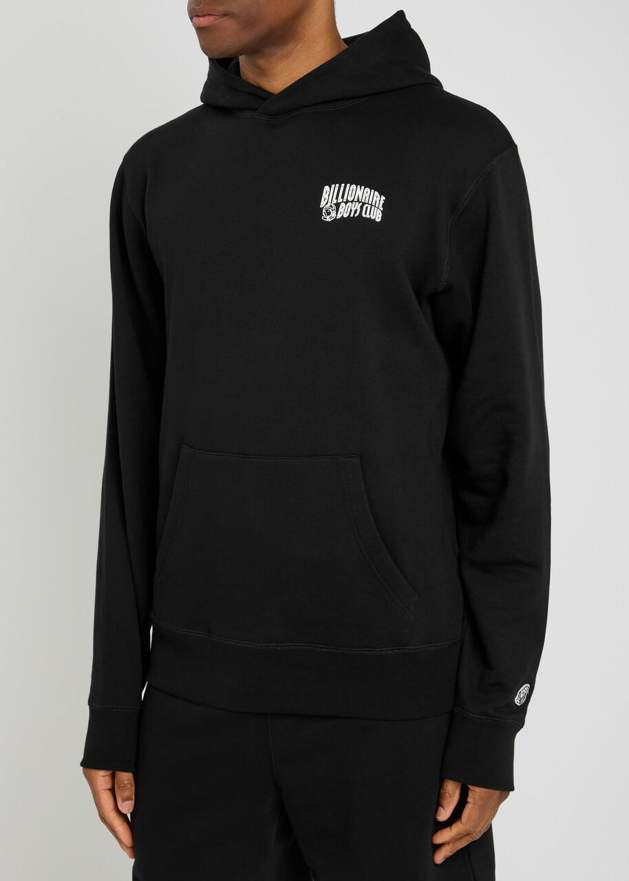 Billionaire Boys Club Small Arch Logo Hooded Cotton Sweatshirt Black