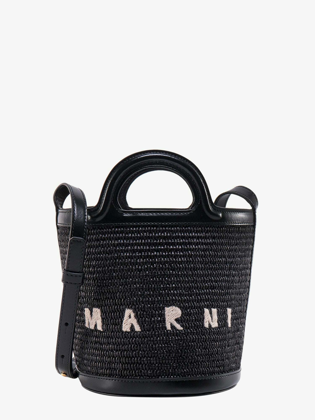 Marni Brown & Pink Nano Tri Trunk Bag Marni