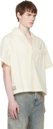 Entire Studios Off-White S/S Pajama Shirt