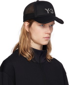 Y-3 Black Trucker Cap