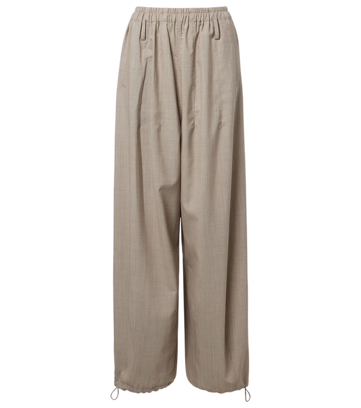 Photo: The Frankie Shop Oakdale virgin wool wide-leg pants