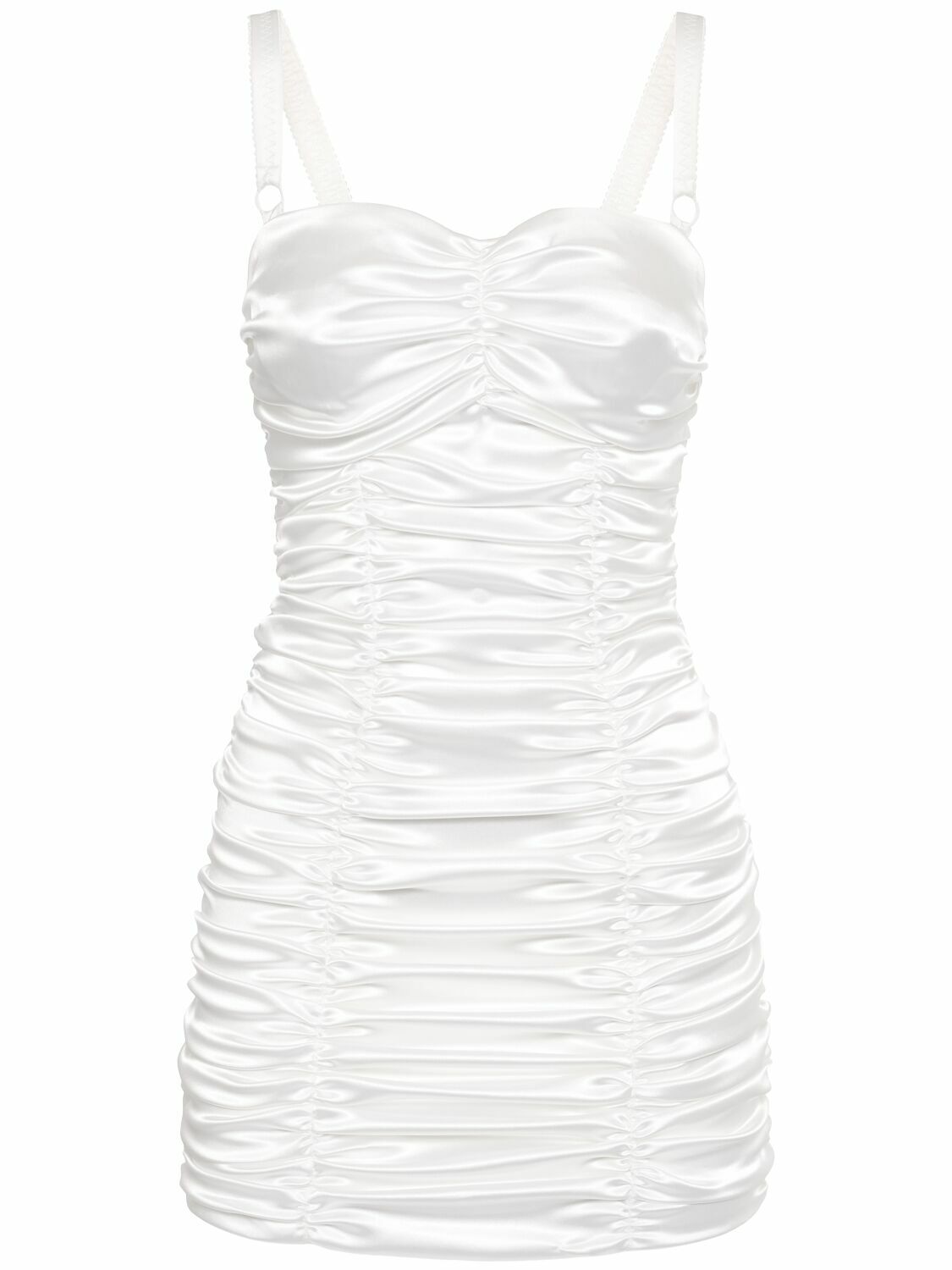 DOLCE & GABBANA Stretch Satin Mini Dress Dolce & Gabbana