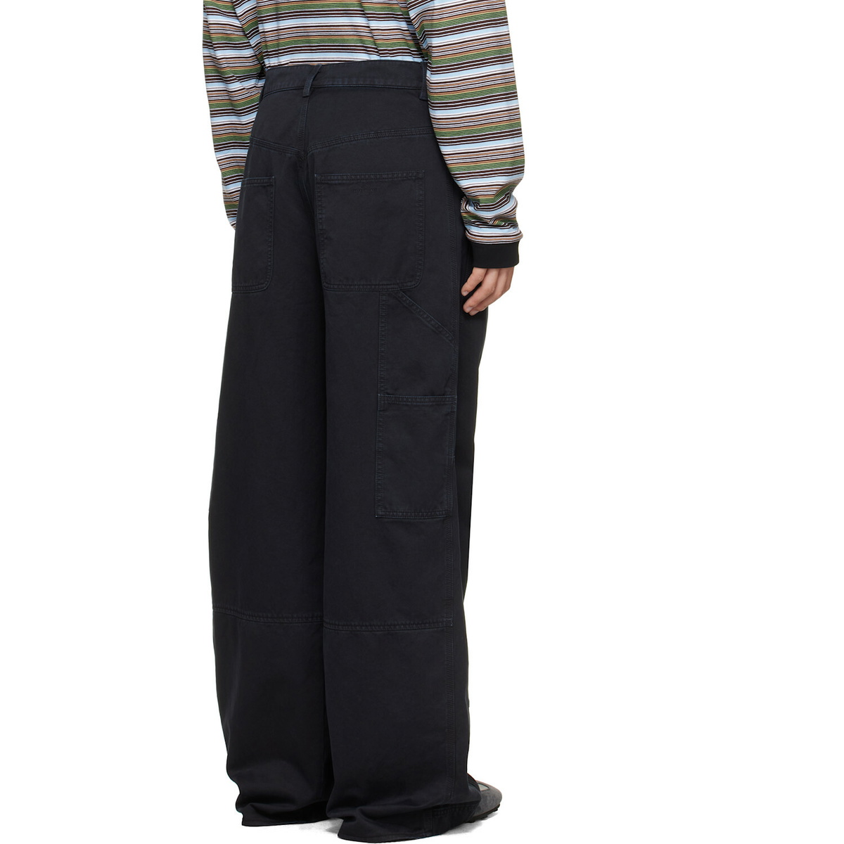 Marni Black Hammer Loop Trousers