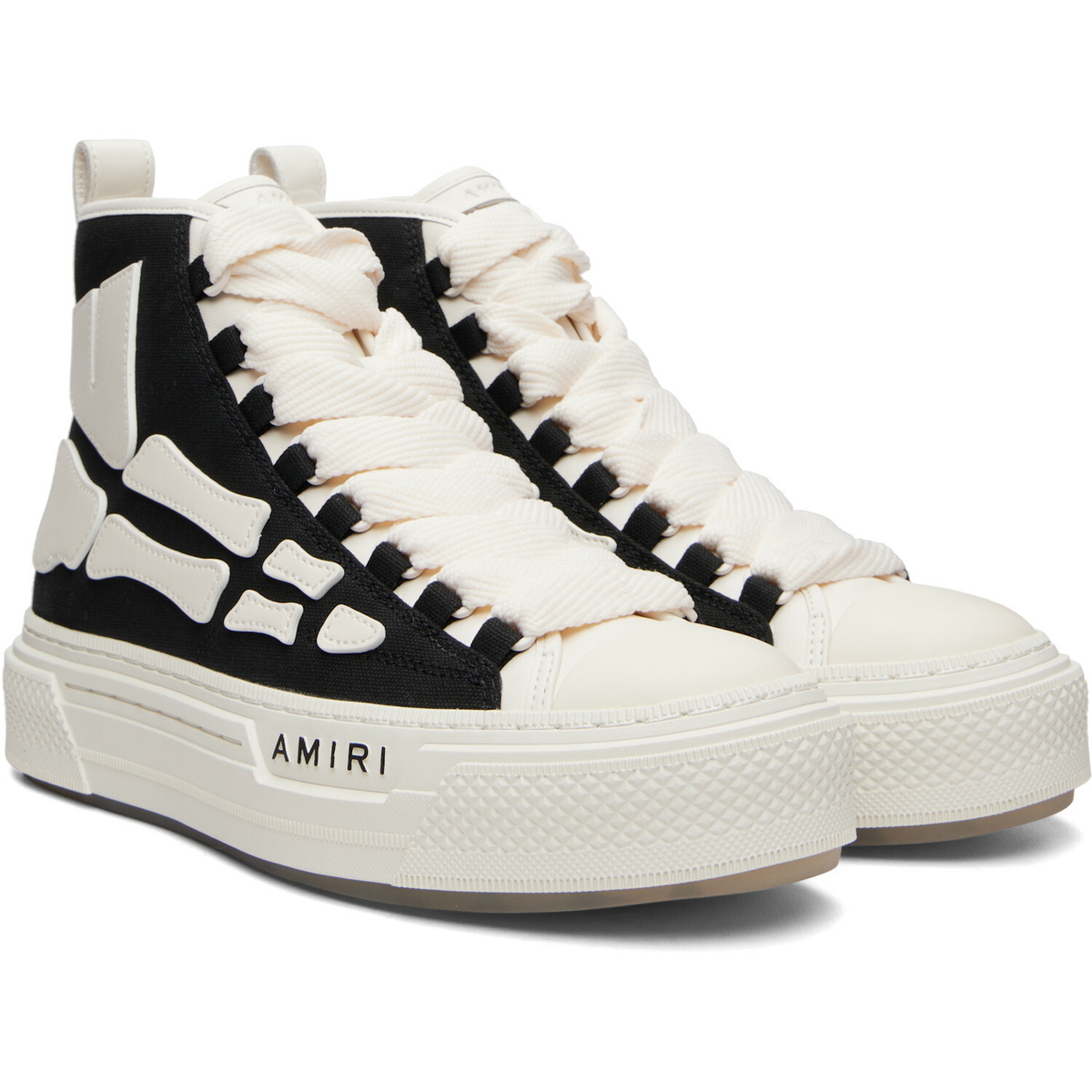 AMIRI Black Skel Court Hi Sneakers