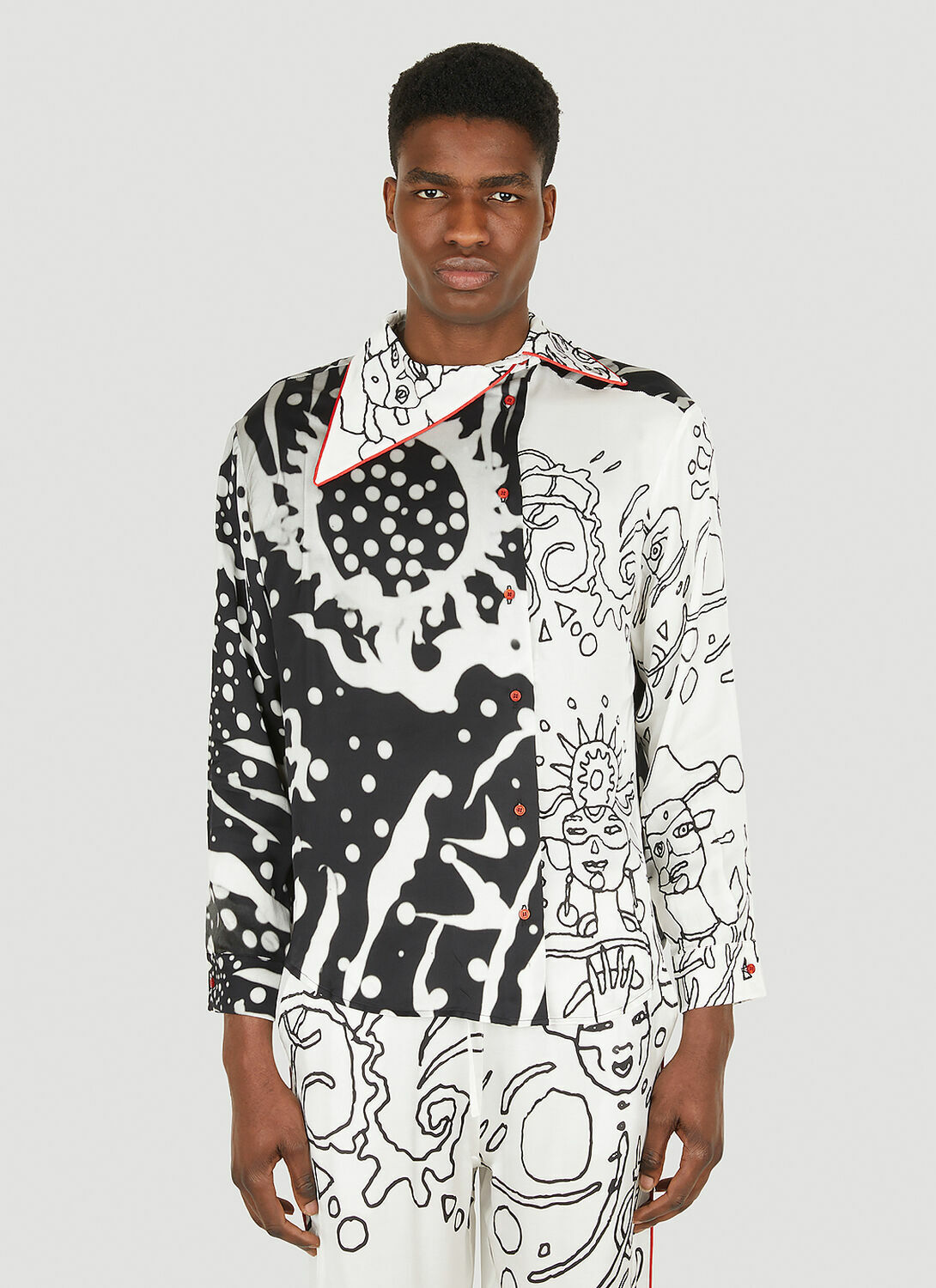 Honey Fucking Dijon Fluid Asymmetric Shirt