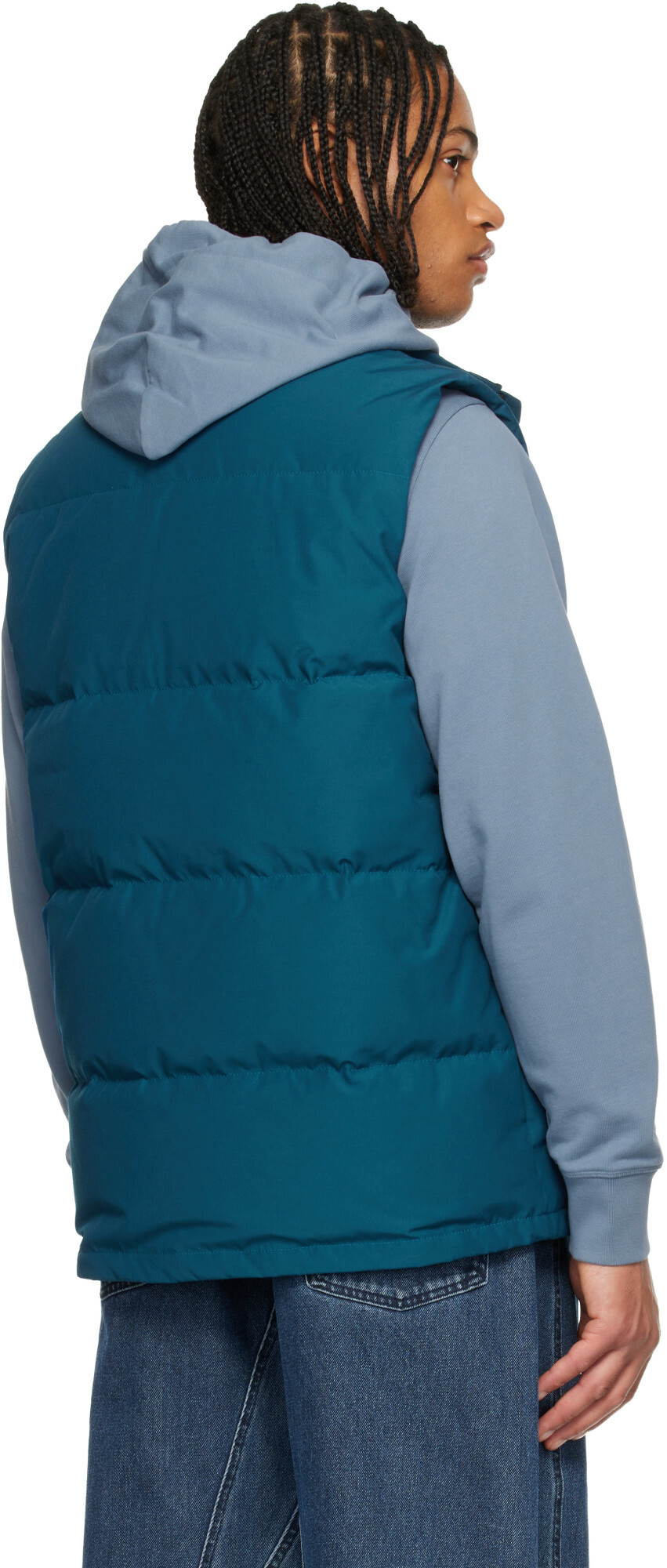 Canada Goose Blue 'Black Label' Freestyle Crew Down Vest